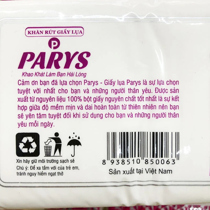 Giấy ăn rút Parys 540 tờ