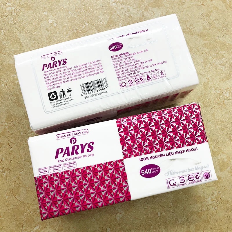 Giấy ăn rút Parys 540 tờ