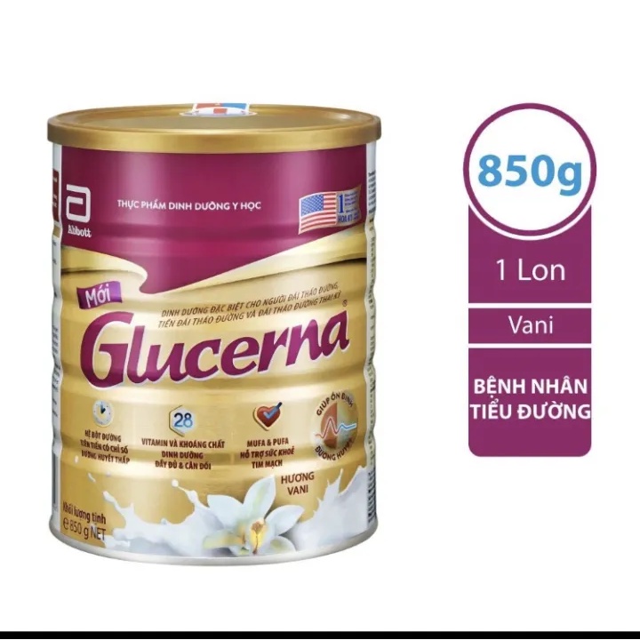 Sữa bột dành cho người bị tiểu đường Glucerna Abbott 850g