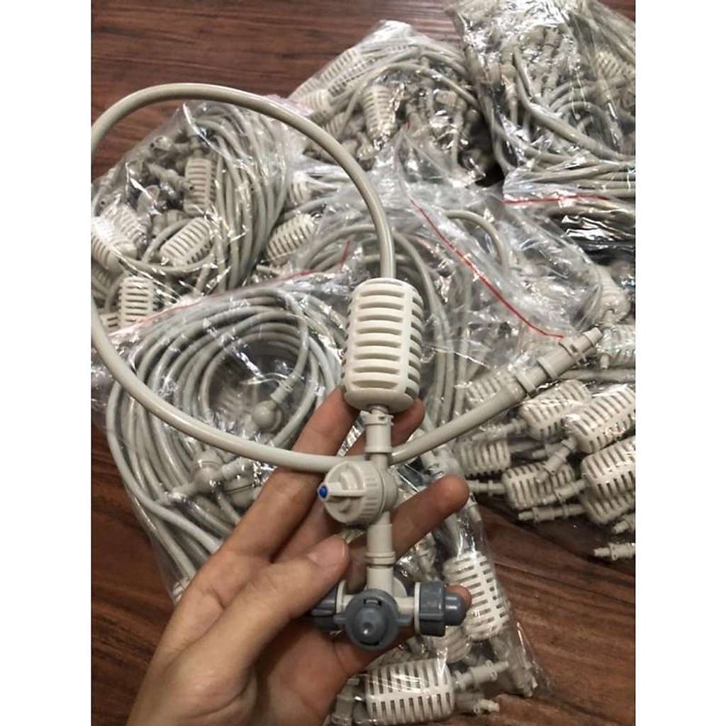 Béc phun sương 4 hướng Coolnet nhiều tùy chọn kết nối, béc phun sương tưới lan, tưới rau, cây cảnh , làm mát