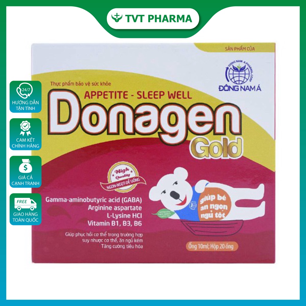 Siro Donagen Gold Giúp bé ăn ngon, có giấc ngủ ngon