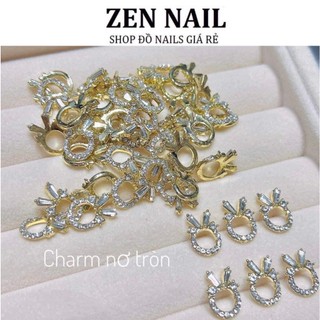 Charm nail , charm nơ đá cao cấp gắn móng