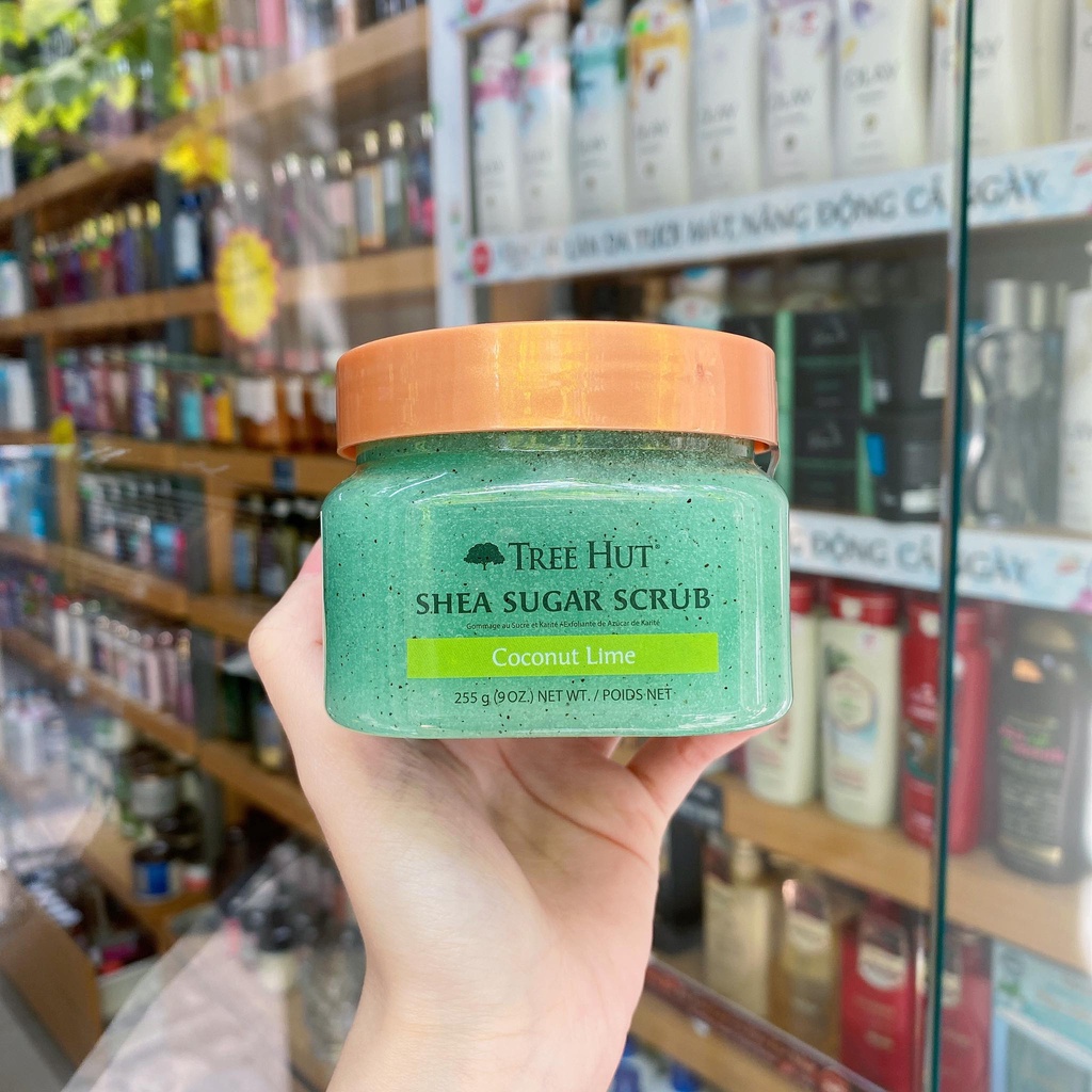 Tẩy tế bào chết toàn thân Tree Hut Shea Sugar Scrub | SIZE NHỎ 255G