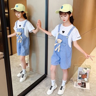 Quần yếm bò 2023 cho bé gái từ 20 - 42kg