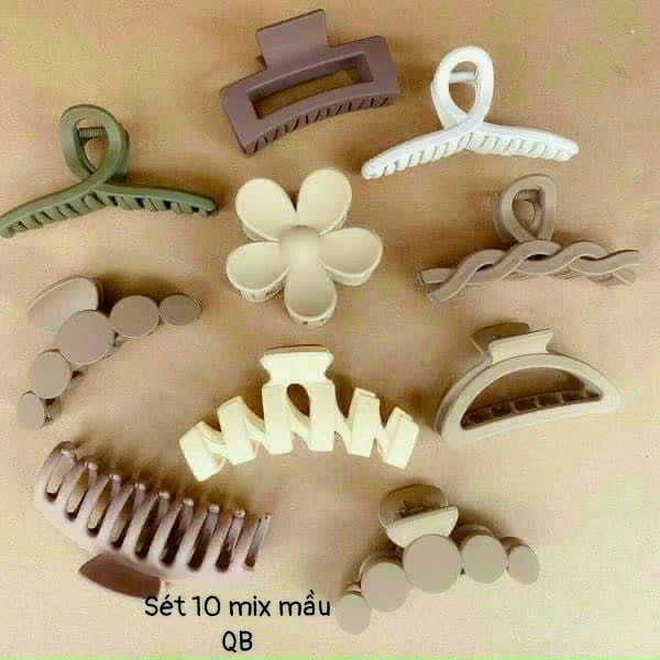 Sét 10 kẹp tóc phong cách Hàn Quốc dễ thương