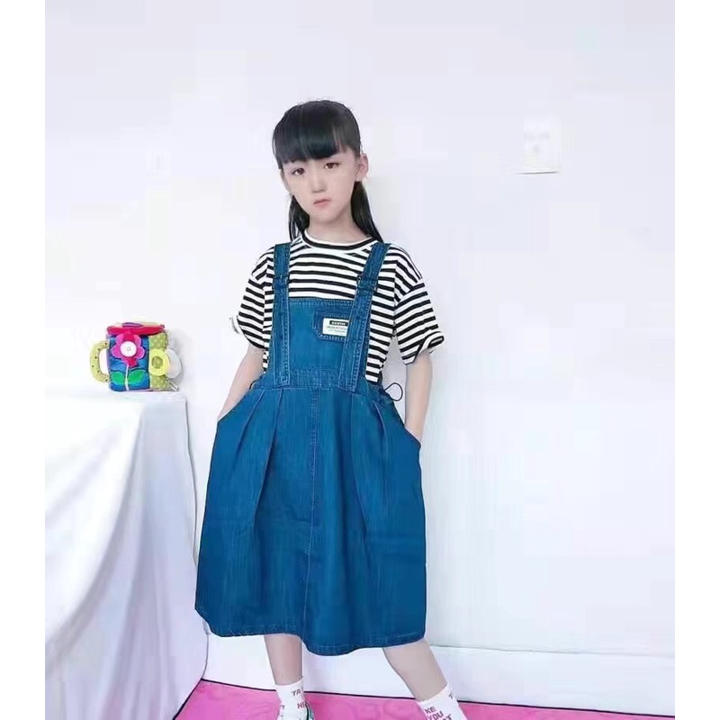 Váy yếm bò 2023 cho bé gái từ 20 - 42kg