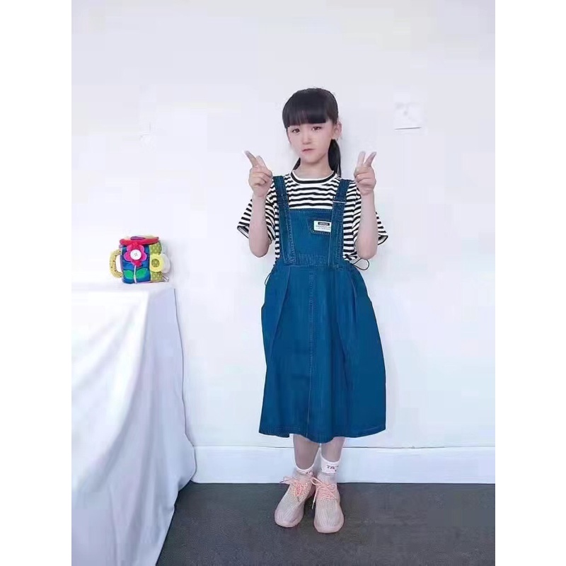 Váy yếm bò 2023 cho bé gái từ 20 - 42kg