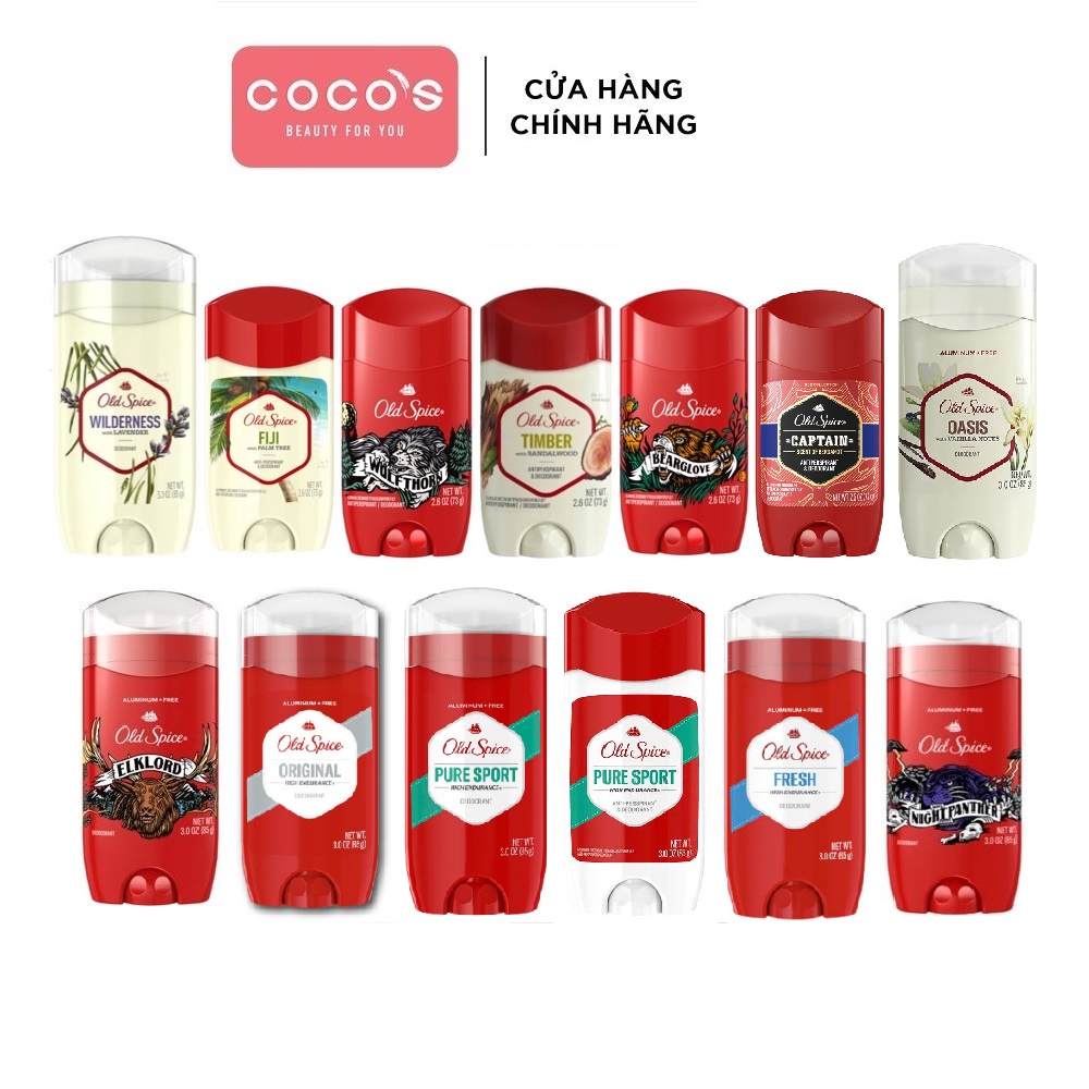 Lăn Khử Mùi Old Spice USA 85g/73g (Nhiều Mùi Hương) | BigBuy360 - bigbuy360.vn