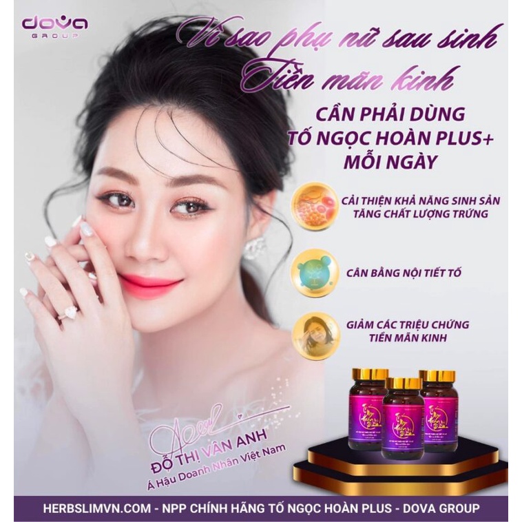 Tố Ngọc Hoàn plus+ Viên Uống Nội Tiết dova  Chính Hãng | BigBuy360 - bigbuy360.vn