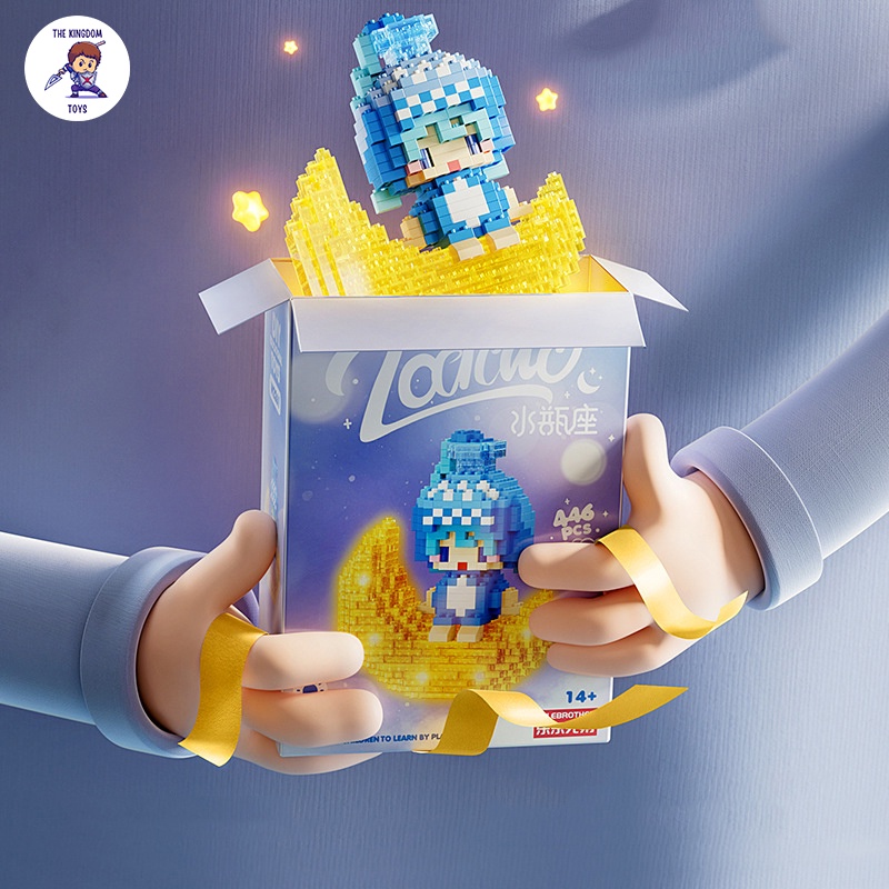 Đồ Chơi Lắp Ráp Mô hình 12 Cung Hoàng Đạo Phát Sáng Bảo Bình Sư Tử Bọ Cạp Cự Giải Nhân Mã Ma Kết Xử Nữ Song Tử