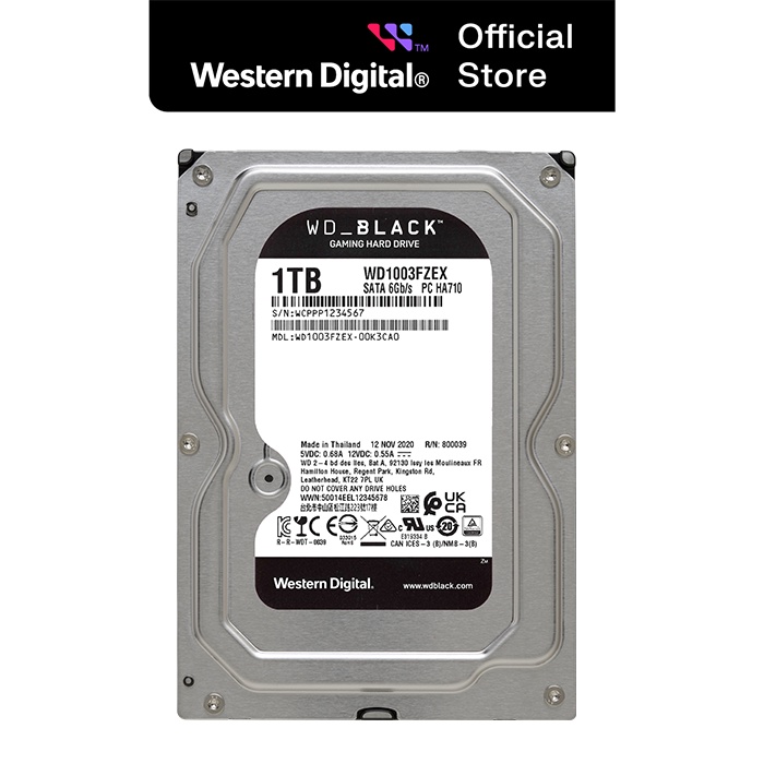 Ổ Cứng HDD Western Digital WD BLACK 1TB/64MB/7200rpm/3.5'' - WD1003FZEX