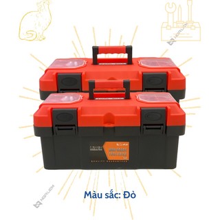 Thùng đồ nghề đỏ đa năng Liwin (14” – 350mm; 17” – 430mm; 19” – 450mm)
