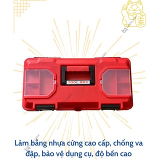 Thùng đồ nghề đỏ đa năng Liwin (14” – 350mm; 17” – 430mm; 19” – 450mm)