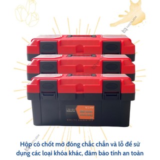 Thùng đồ nghề đỏ đa năng Liwin (14” – 350mm; 17” – 430mm; 19” – 450mm)