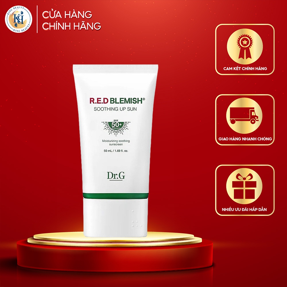 Kem Chống Nắng Phổ Rộng Cho Da Mụn Dr.G R.E.D Blemish Soothing Up Sun SPF50+ PA++++ 50ml