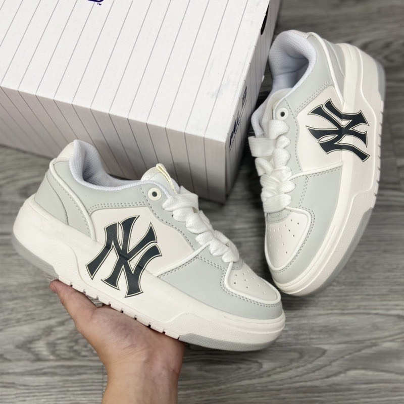 Giày MLB chunky dán HÀNG CAO CẤP MLB Chunky Liner New York Yankees White Black bản mới nhất hót tren 2022 đủ sz 36-43
