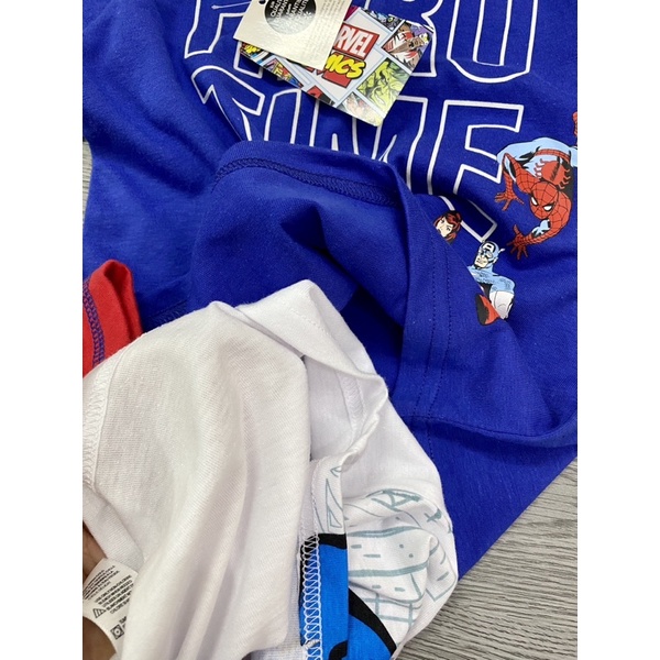 Áo siêu nhân Ma.r.v.e.l dư xịn size nhí 2-5T