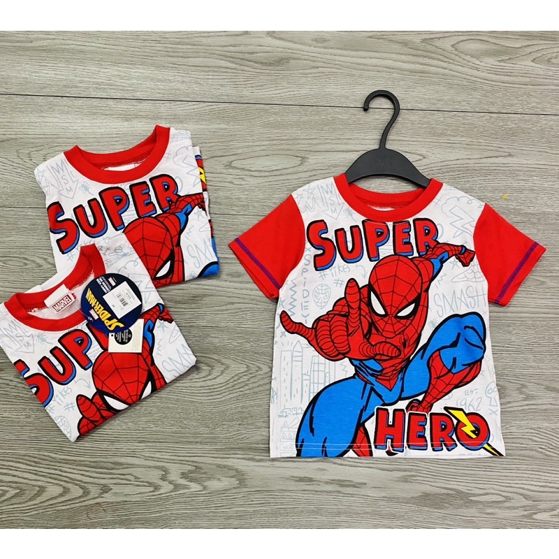 Áo siêu nhân Ma.r.v.e.l dư xịn size nhí 2-5T