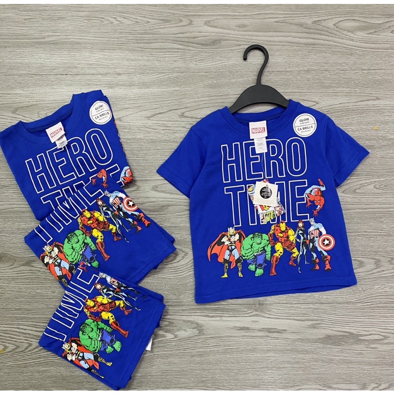 Áo siêu nhân Ma.r.v.e.l dư xịn size nhí 2-5T