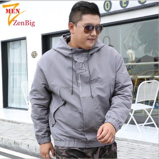 Áo khoác gió nam thu đông ZENBGI kiểu dáng mạnh mẽ hàng bigsize phù hợp với người mập từ 70-140kg
