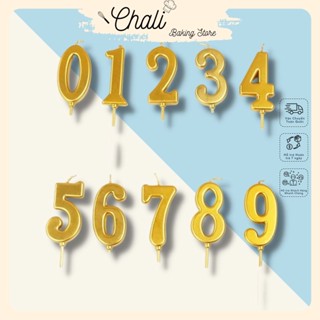 Nến số từ 0 - 9 - Phụ Kiện trang trí bánh kem