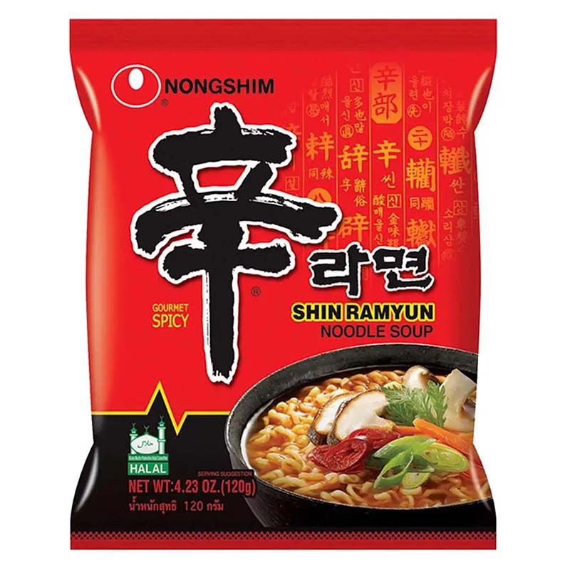 Mì Nongshim Cay/Siêu Cay Shin Red/Ramyun/Ansungtangmyun/Neoguri/Super Spicy Đủ Vị