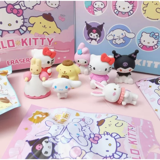 Unbox mở quà - Sưu Tầm Nhân Vật Hoạt Hình Hello Kitty, Pokemon, Mô Hình Hello Kitty, Pokemon