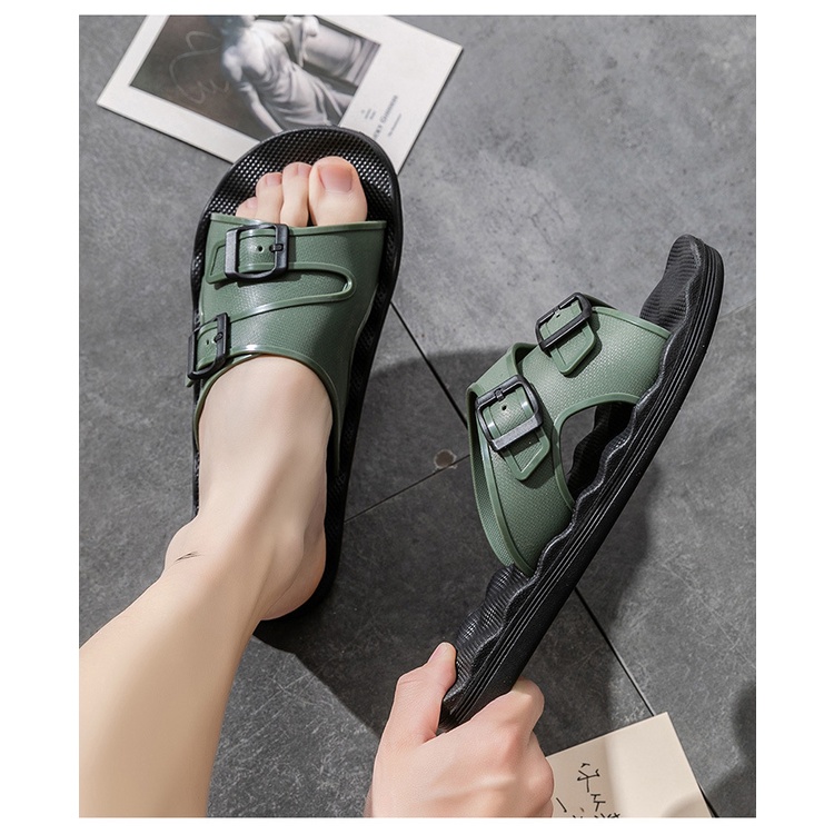 Dép Nam Big Size 44 -47 Đế PU Siêu Êm Chân , Chống Nước Thoải Mái Khi Vận Động