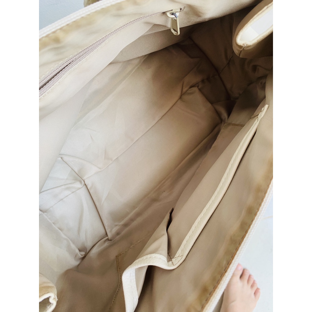 Túi xách công sở da thật No Brand