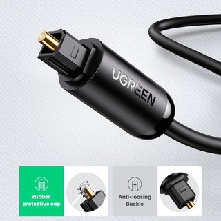 Cáp quang Audio (Toslink, Optical) Ugreen 70890 dài 1m