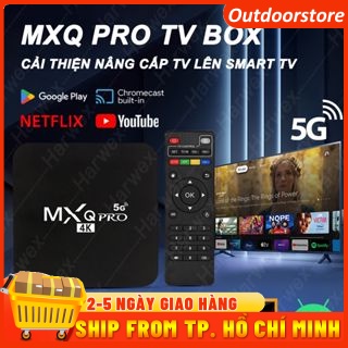 Android TV Box Mxq Pro Ram 8+128GB Smart Tivi Box 4K Wifi 5G