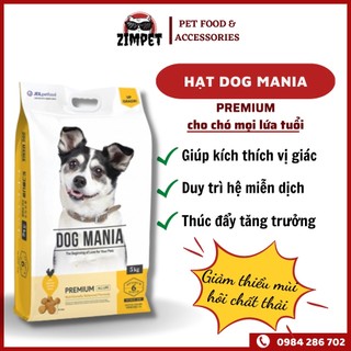Thức ăn hạt Dog Mania cho chó mọi lứa tuổi bao hãng 5kg