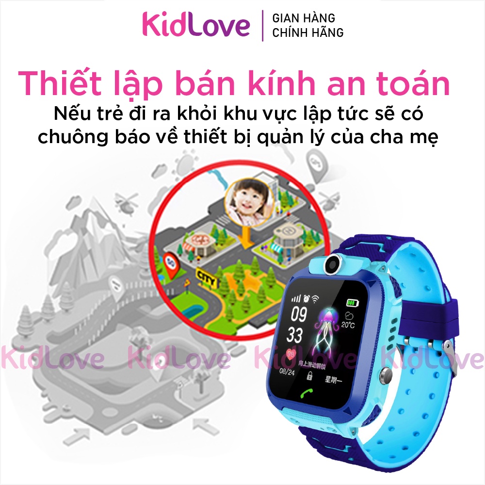 Đồng hồ thông minh, đồng hồ định vị trẻ em KIDLOVE Q12 2023 nghe gọi hai chiều, định vị chính xác, chống nước, camera | BigBuy360 - bigbuy360.vn