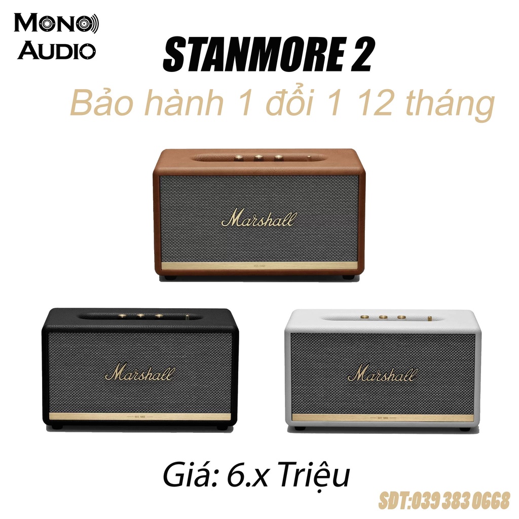 Loa Marshall Stanmore 2 NEW FULLBOX (Bảo hành 12 tháng 1 đổi 1)