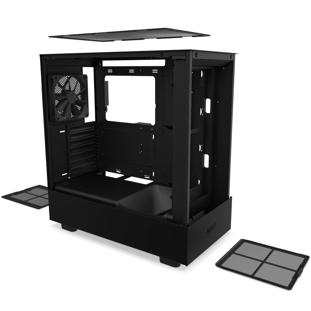 Vỏ Case NZXT H5 FLOW BLACK (KÈM 2 FAN) | BigBuy360 - bigbuy360.vn