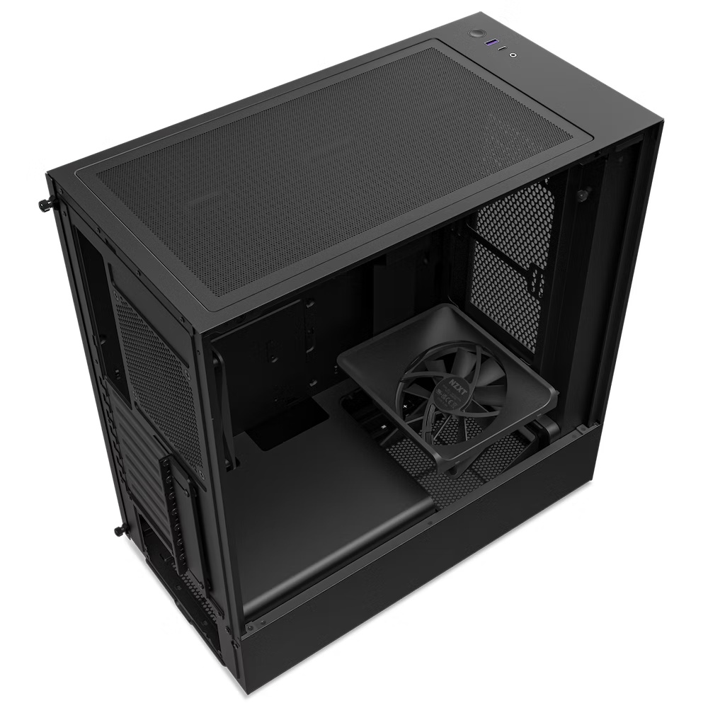 Vỏ Case NZXT H5 FLOW BLACK (KÈM 2 FAN) | BigBuy360 - bigbuy360.vn