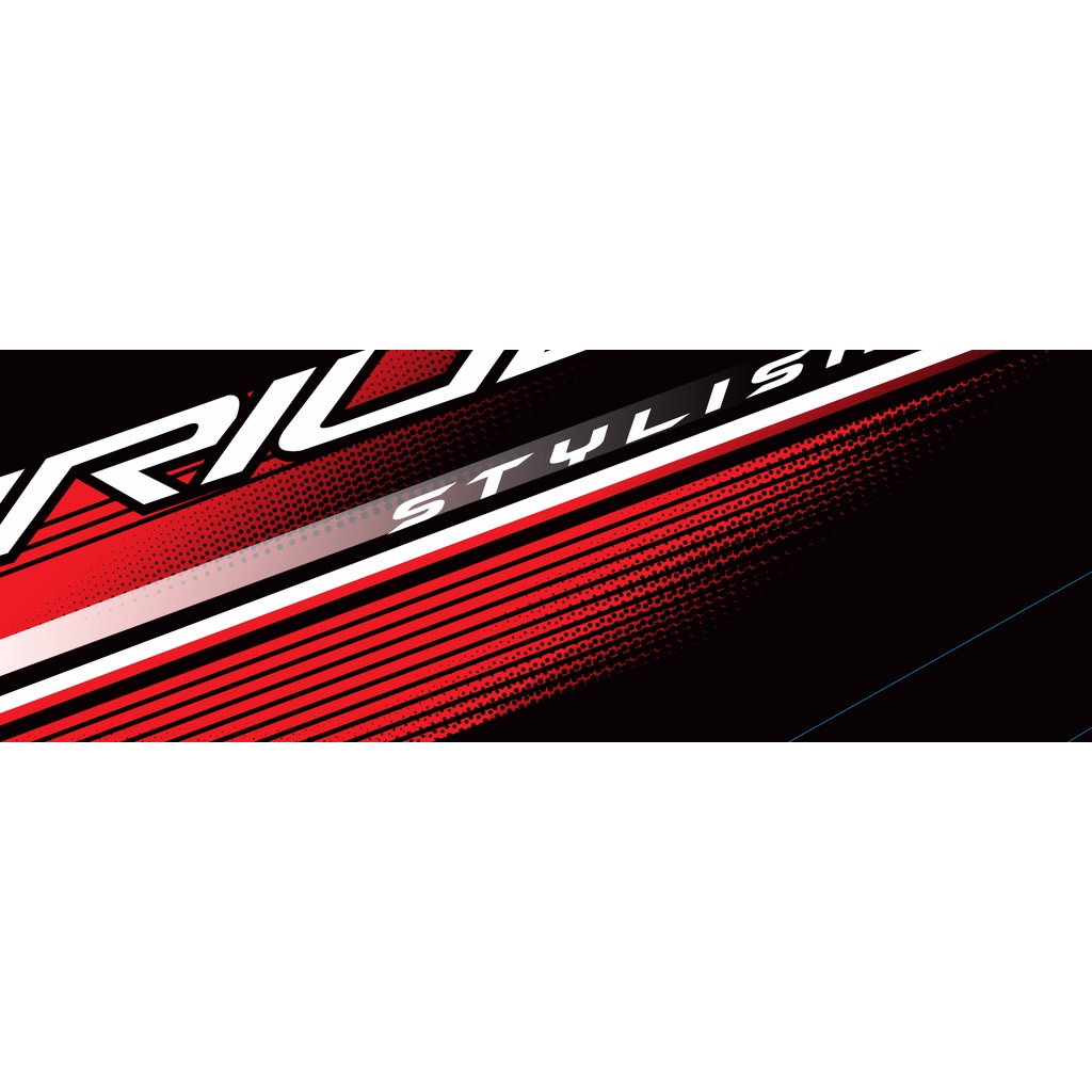 Thiết kế tem zin màu sắc đỏ đen.