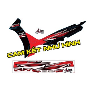 Thiết kế tem zin màu sắc đỏ đen.