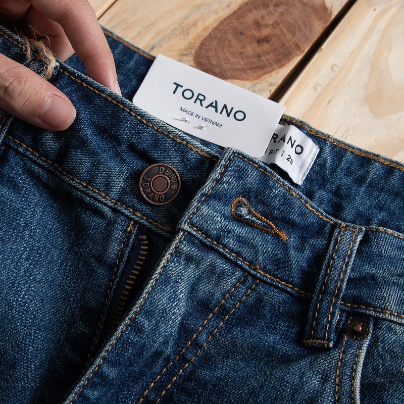 Quần Jeans nam TORANO dáng basic Slim Co Giãn Tốt, Không Bai Xù, Bền Màu, Phom Trẻ Trung DABJ004