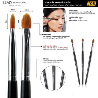 Bộ Cọ Tán Phấn Mắt Mô Phỏng Lông Sóc BEALY 6C