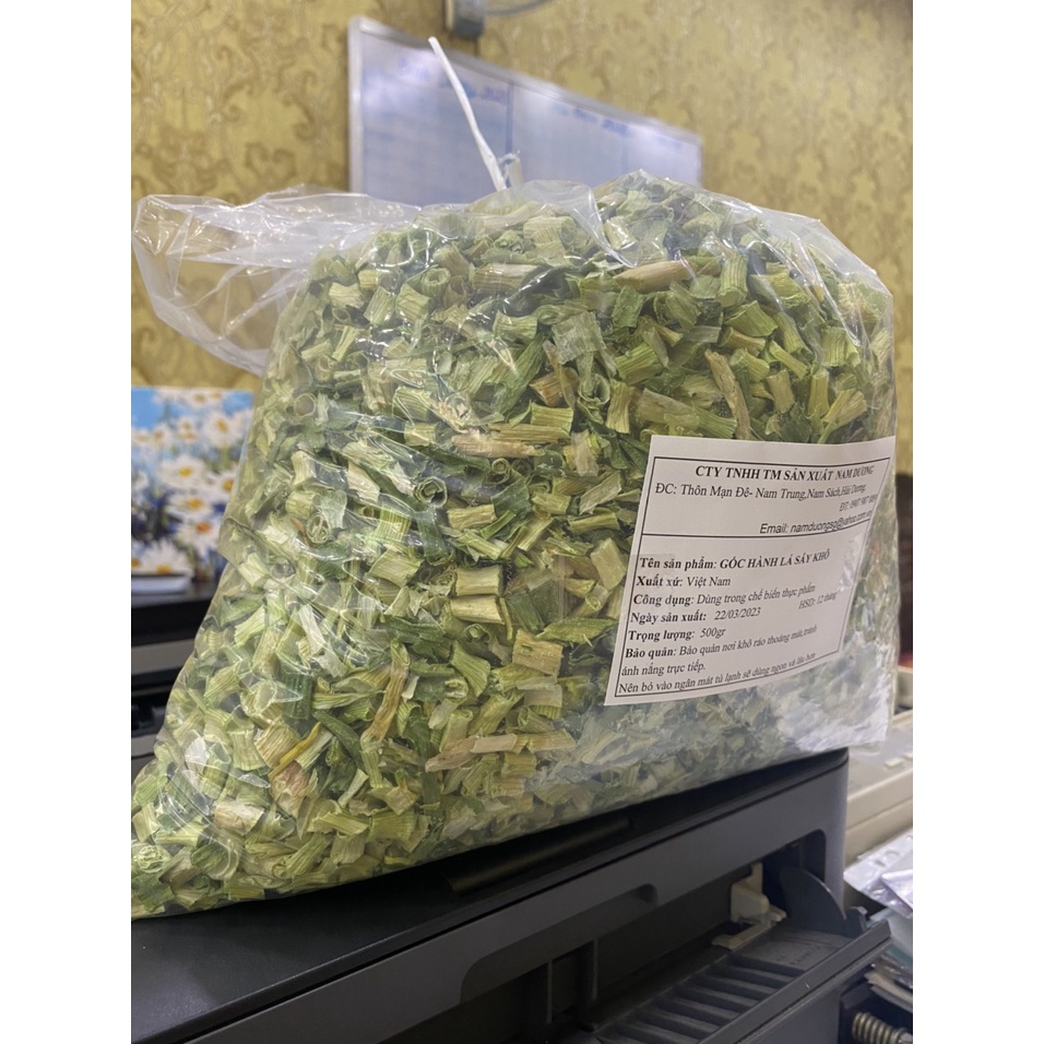 GỐC HÀNH LÁ SẤY KHÔ