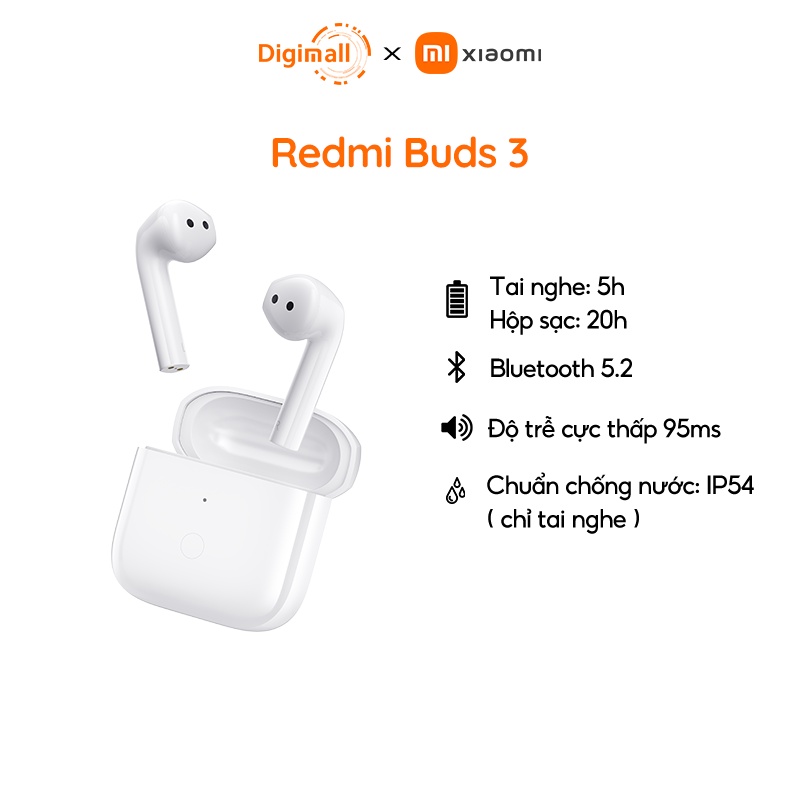 Tai nghe Xiaomi Redmi Buds 3 - Hàng chính hãng | BH 12 tháng