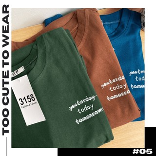 [FREESHIP] Áo thun cotton unisex in chữ today