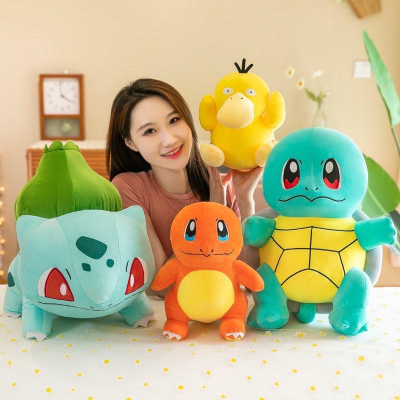THÚ BÔNG POKEMON HỆ LỬA, NƯỚC, CÂY... CÁC LOẠI ĐÁNG YÊU