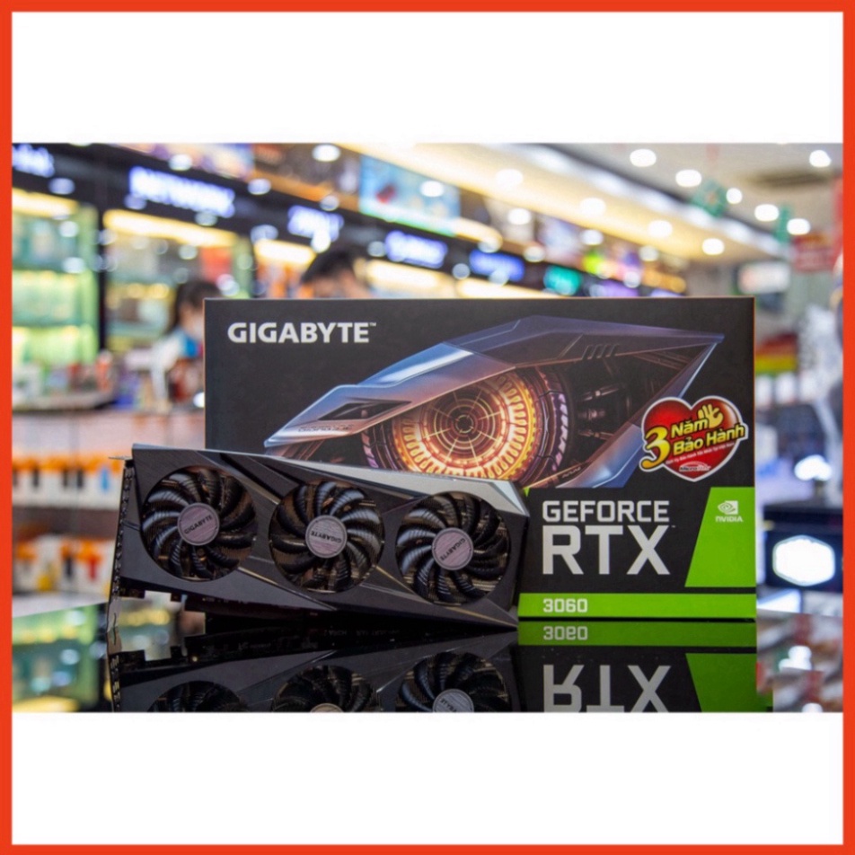 Card màn hình VGA RTX 3060 Gaming OC 12gb full new chính hãng bảo hành 36 tháng lỗi 1 đổi 1 ( sale ) Miễ