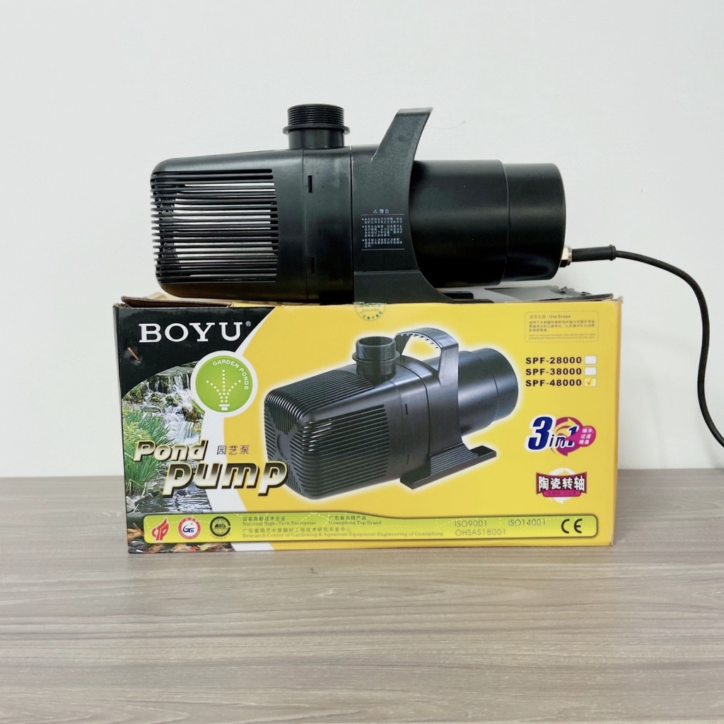 Máy bơm BOYU SPF-28000 (850W),Máy bơm nước,hồ cá,bể kính,hòn non bộ,thác cá KOI,tiết kiệm điện,giá tốt,hàng chính hãng