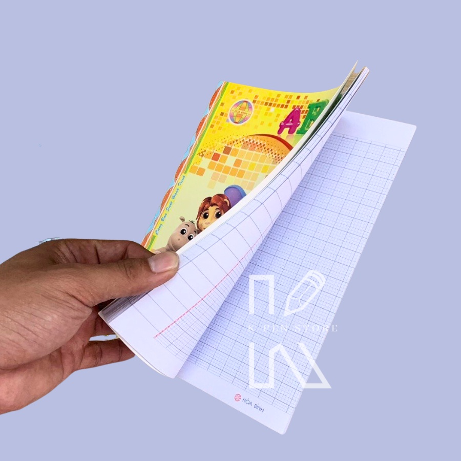 Combo 5 Quyển Tập 4, 5 Ô Ly ABC 96 Trang Hòa Bình Loại Tốt - VPP Happy Kids