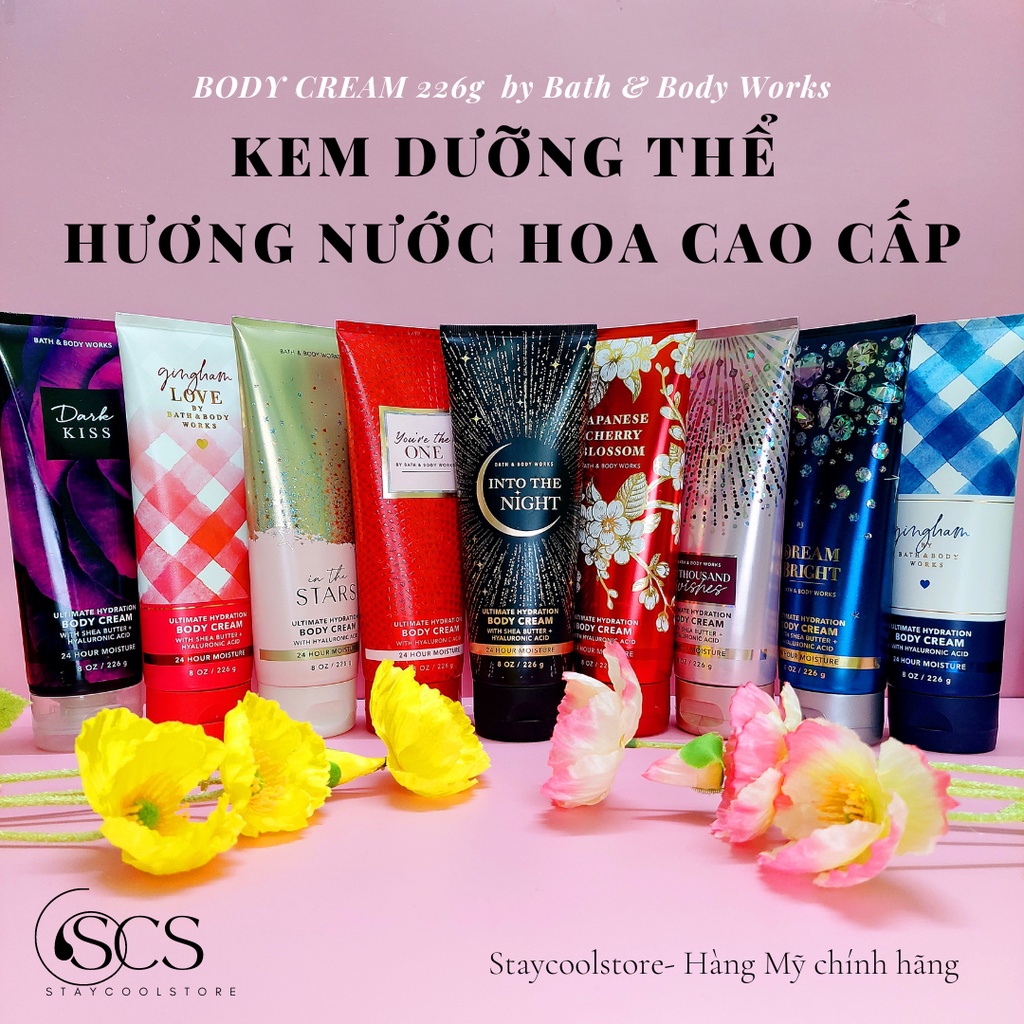 Kem dưỡng toàn thân Body cream Bath & Body Works 226g