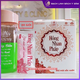 Hồng Nhan Phấn Bách Y Sâm Dạng Bột Pha - Hộp 10 Gói và 60 Gói