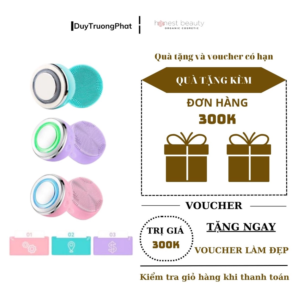 Máy rửa mặt Honest Beauty nâng cơ và kích thích collagen